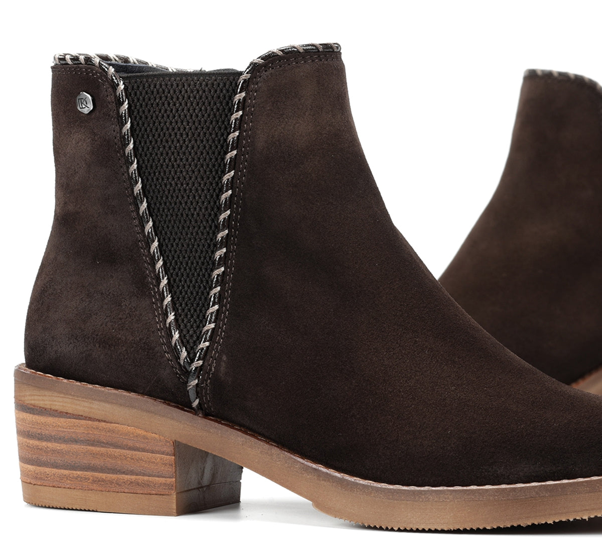Dorking by Fluchos Layla D9545 bottines marron talon bas