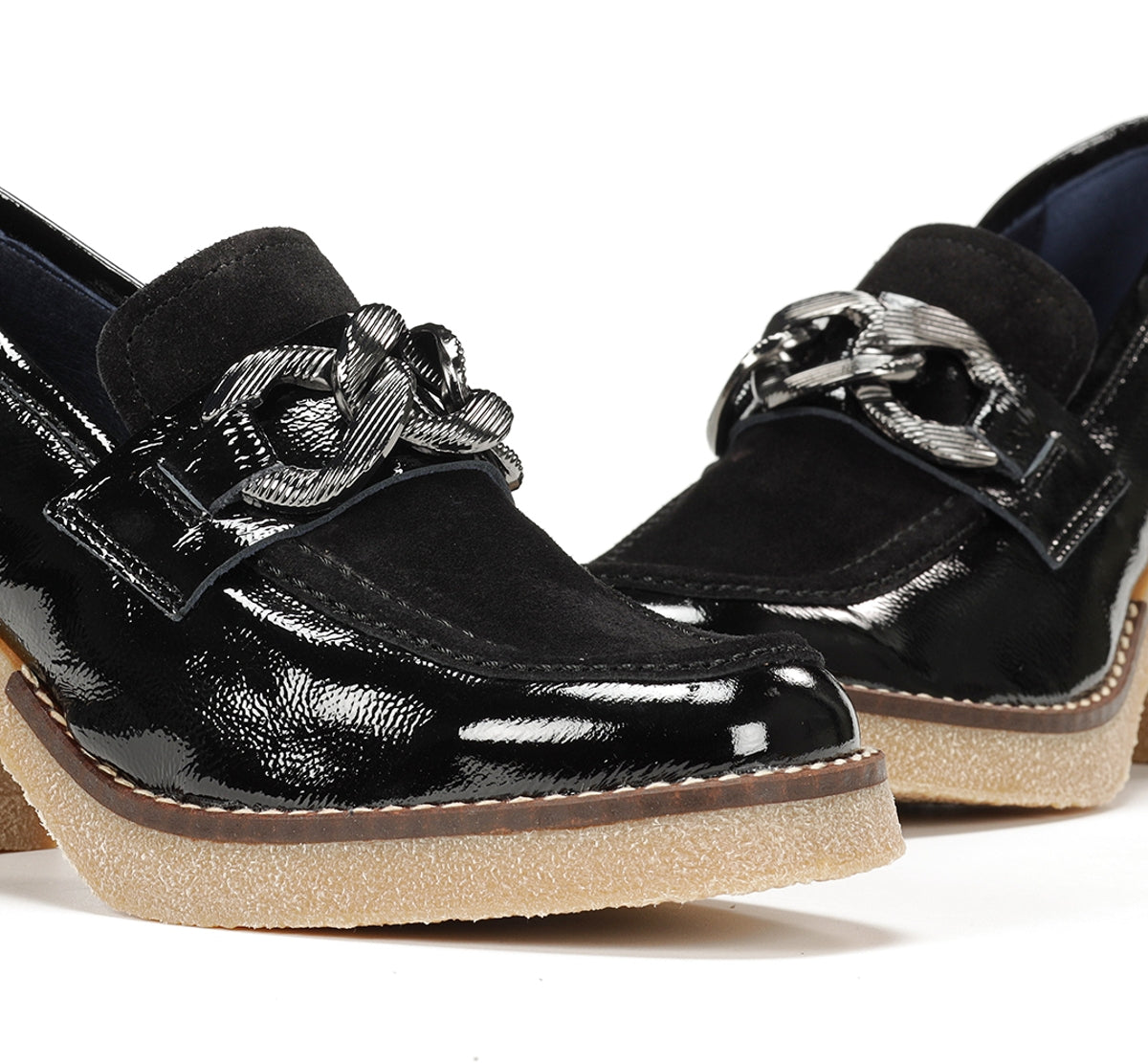 Dorking by Fluchos Oprah D9193 mocassin noir cuir
