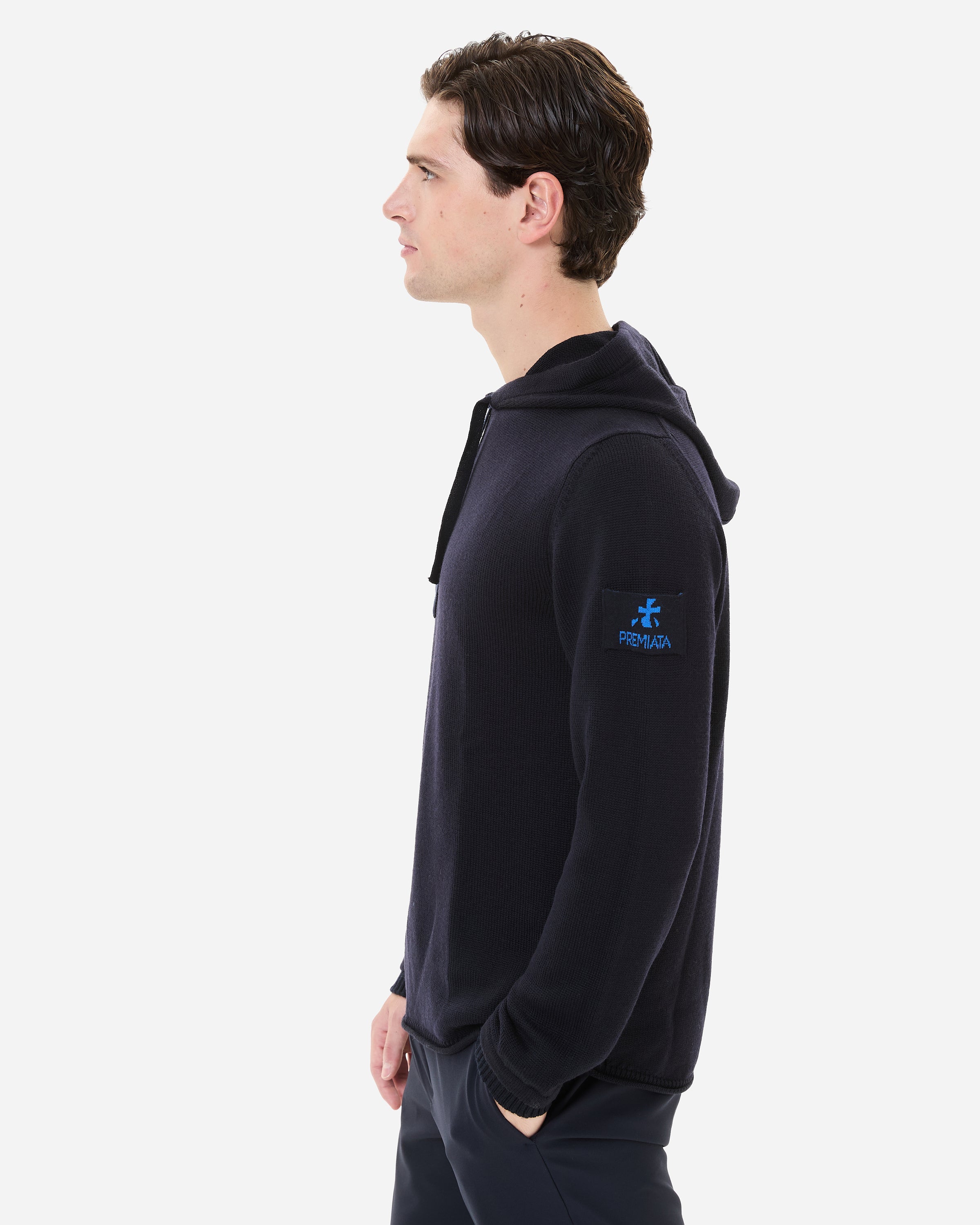 Premiata pull laine capuche homme 100% laine