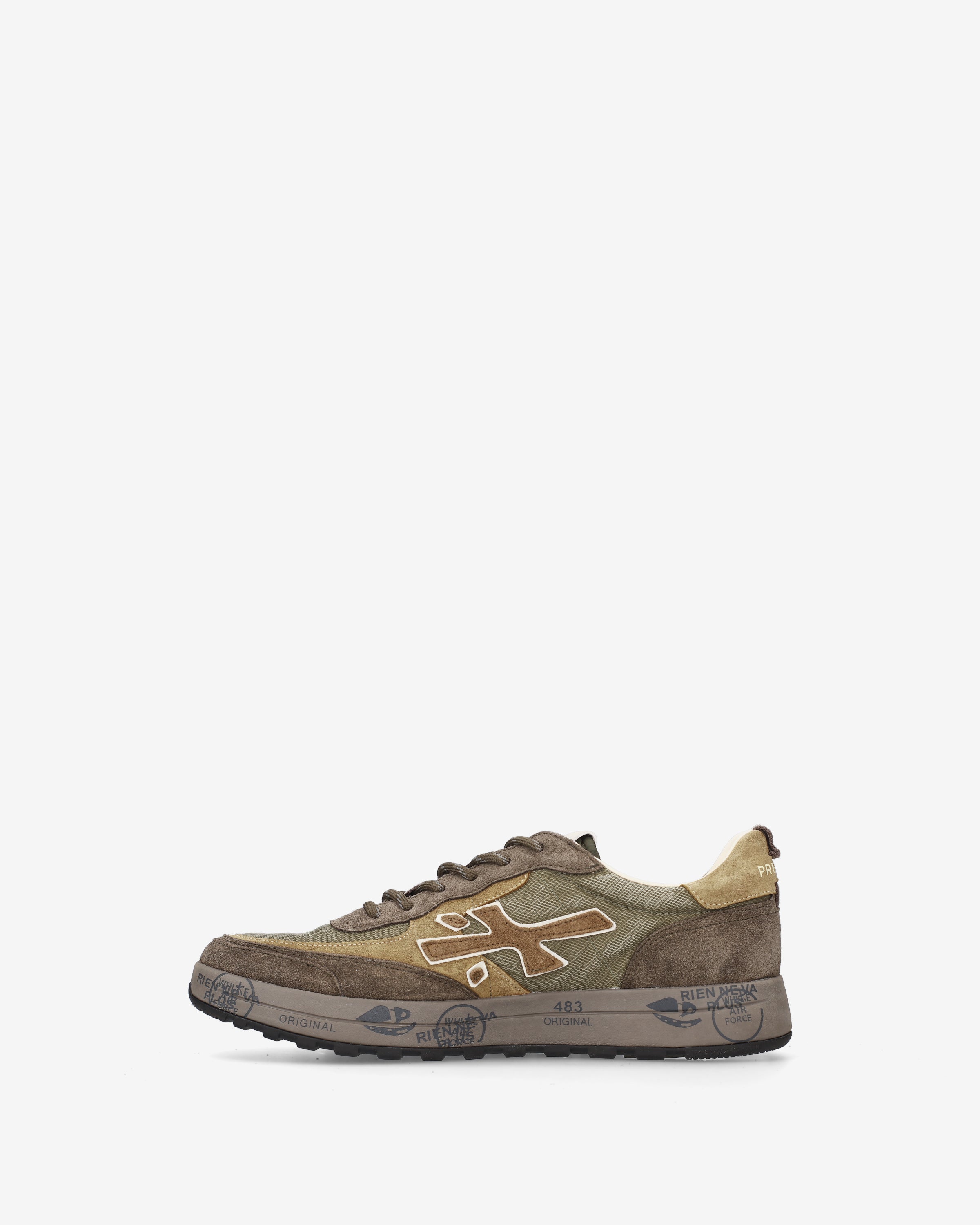 Premiata Nous 8463 sneakers homme olive daim