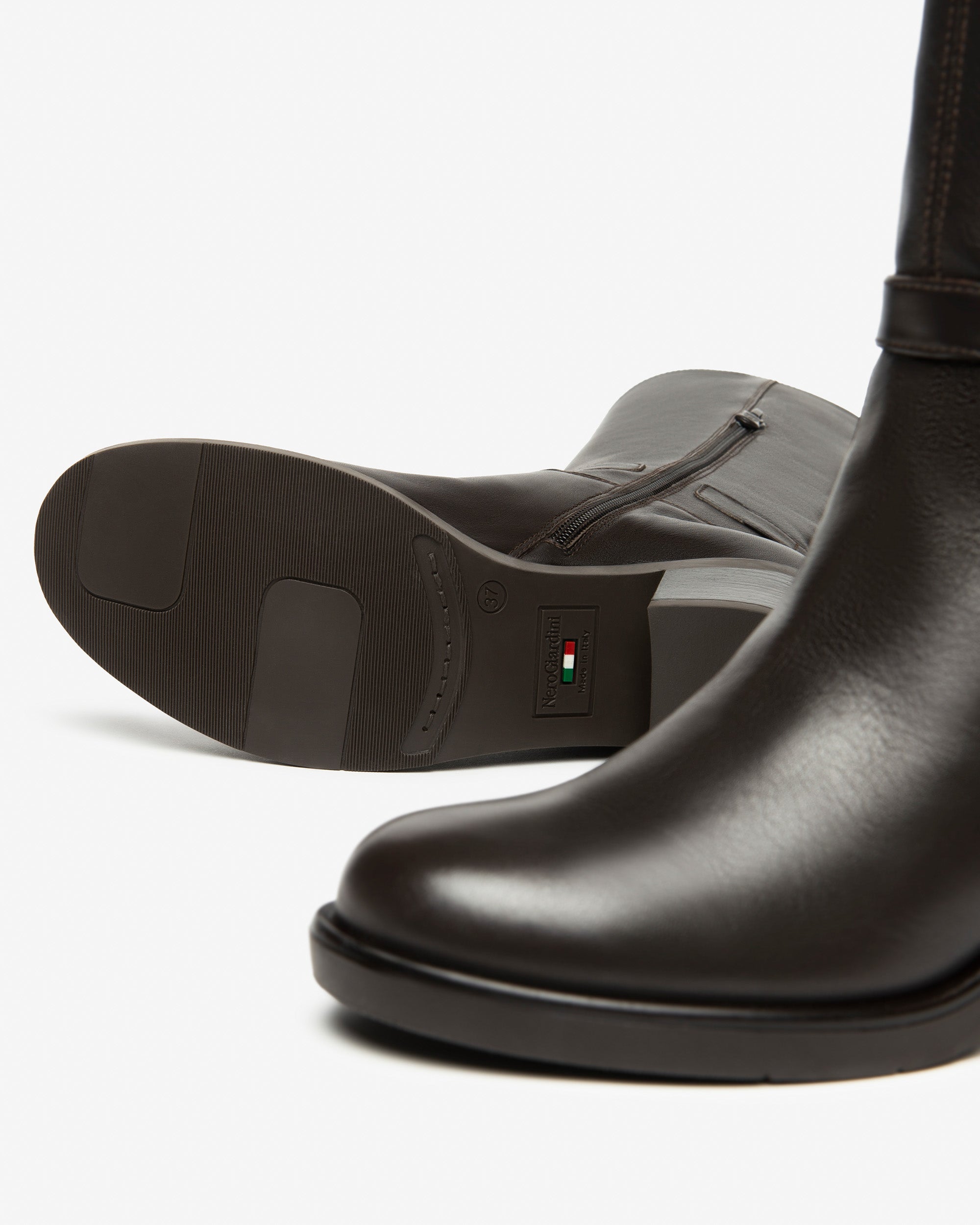 Nero Giardini Boots Bottes Femme Cuir Hiver Pointure 38