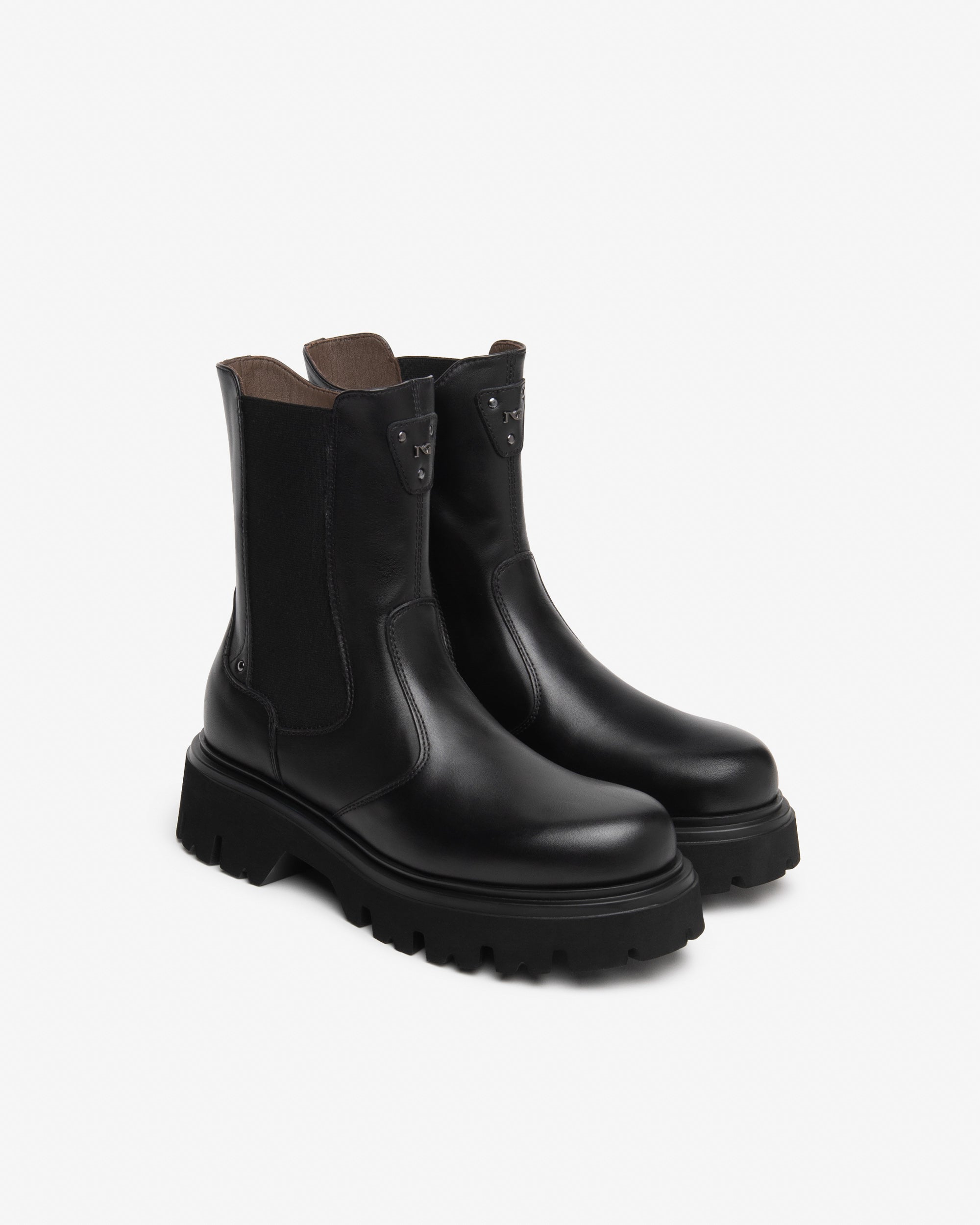 Nero Giardini Chelsea Boots bottines femme cuir talon 55