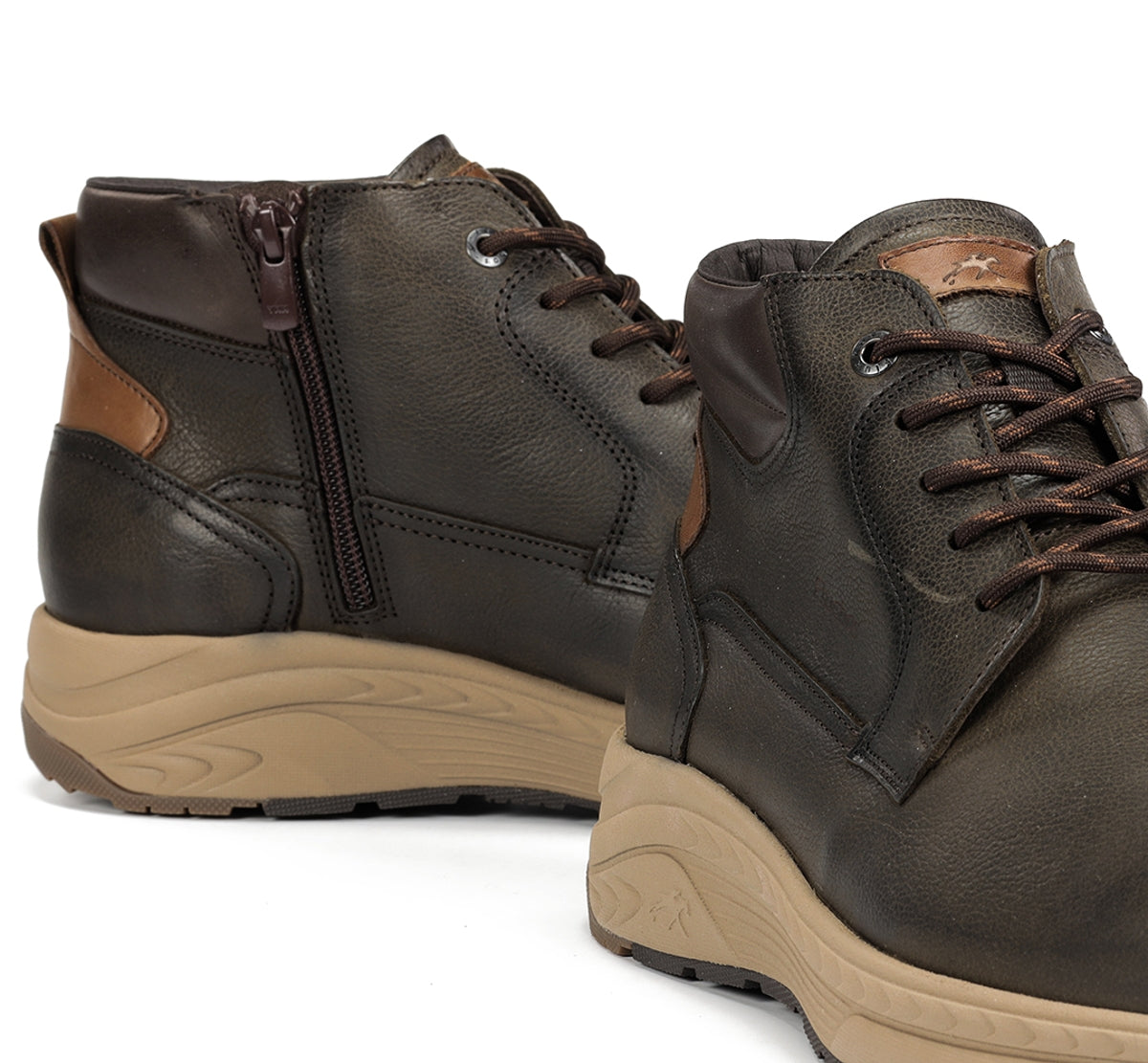 Fluchos Ryder F2291 boots verte homme à lacets