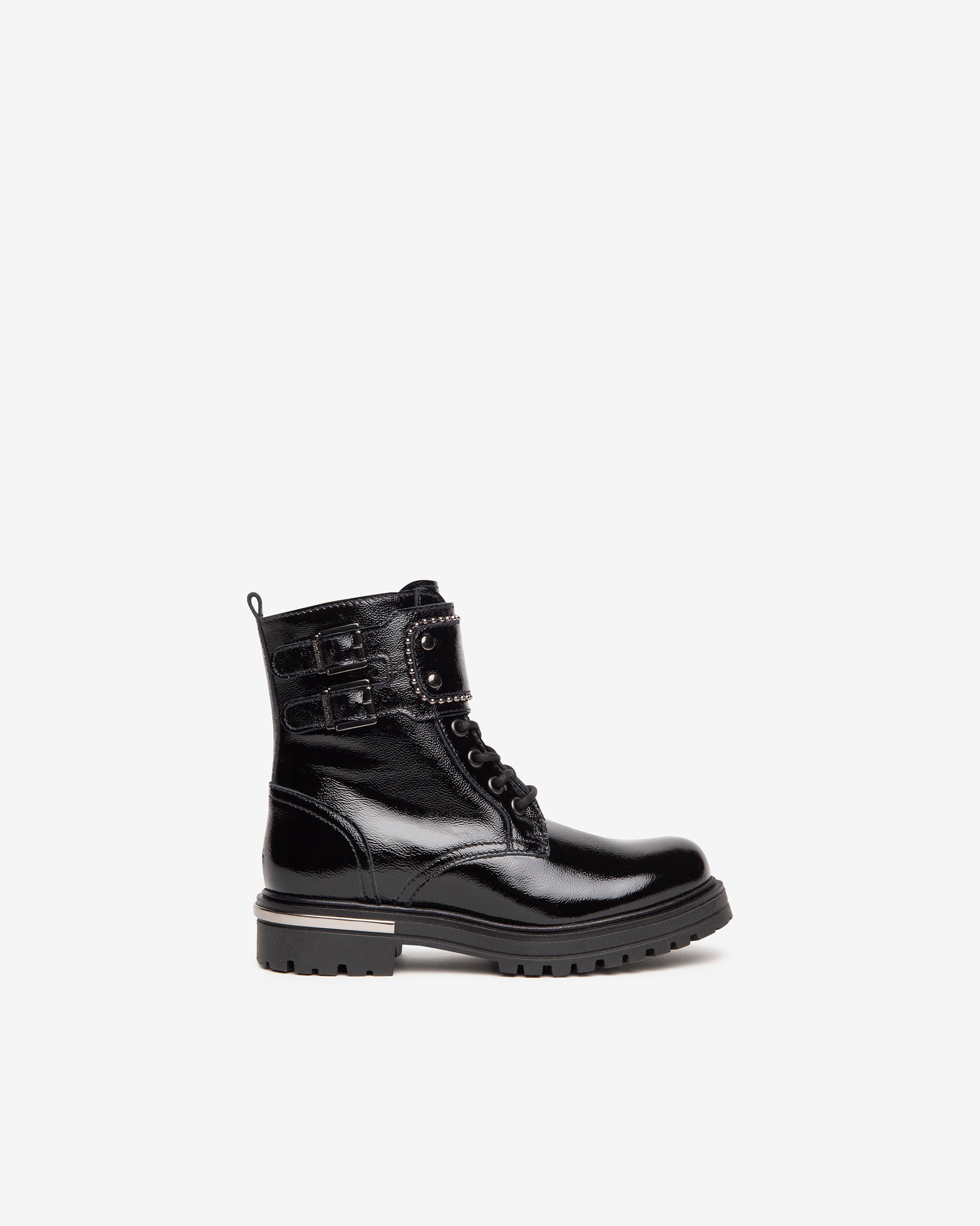 Nero Giardini Combat Boots bottines vernis ado