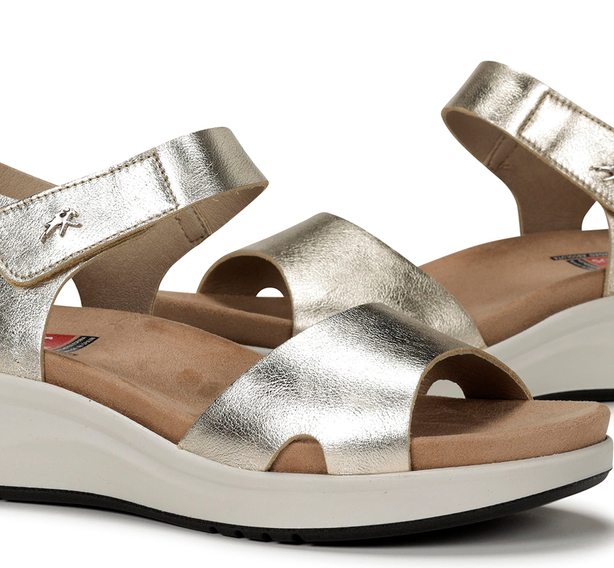 Fluchos Yagon F1475 sandale dorée femme souple