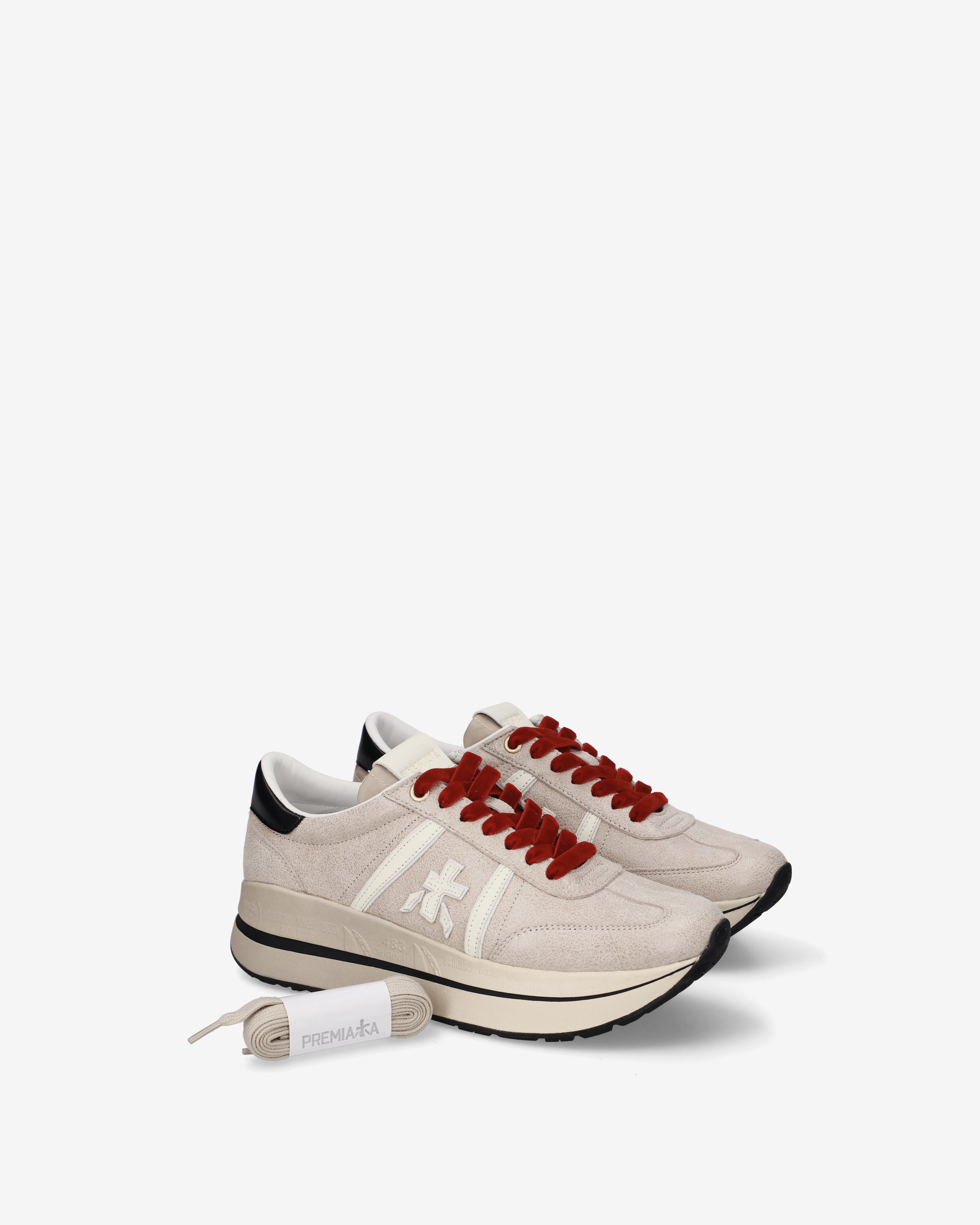 Premiata Bethcoin 8697 sneakers cuir femme plateforme