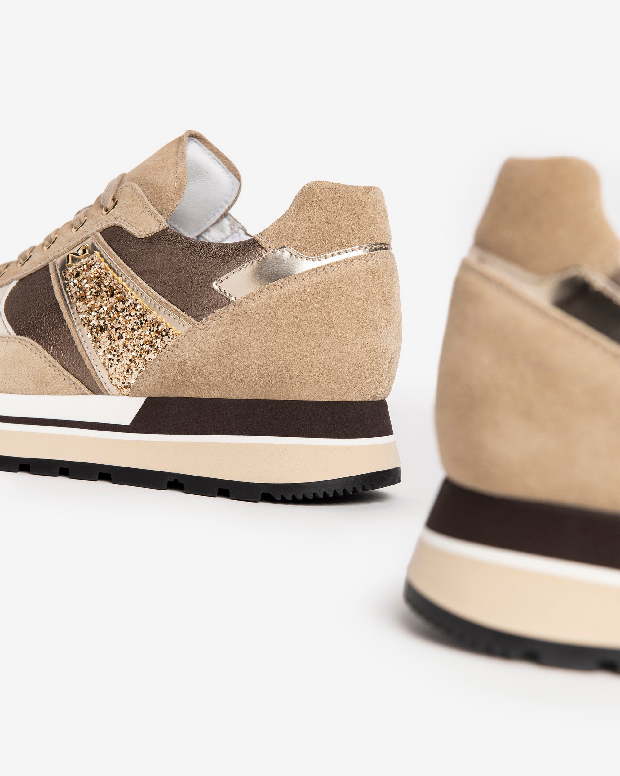 Nero Giardini Sneakers baskets cuir daim femme