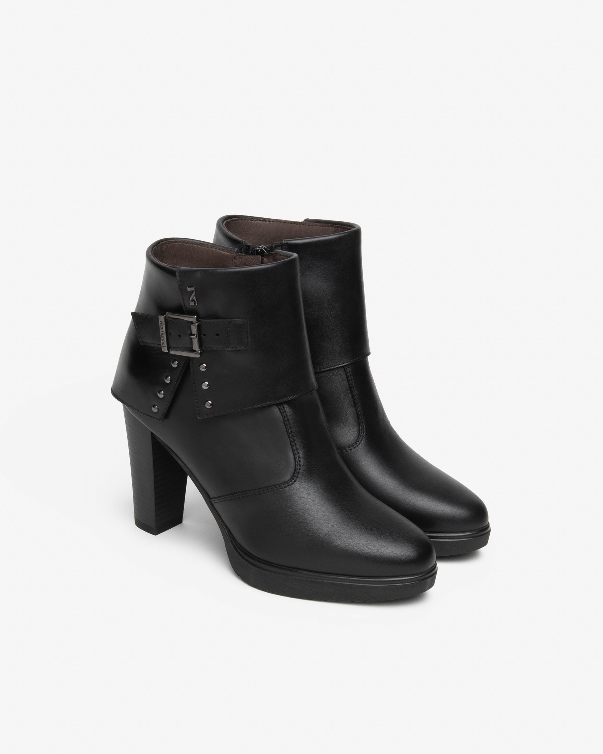 Nero Giardini Ankle Booties bottines cuir talon 95