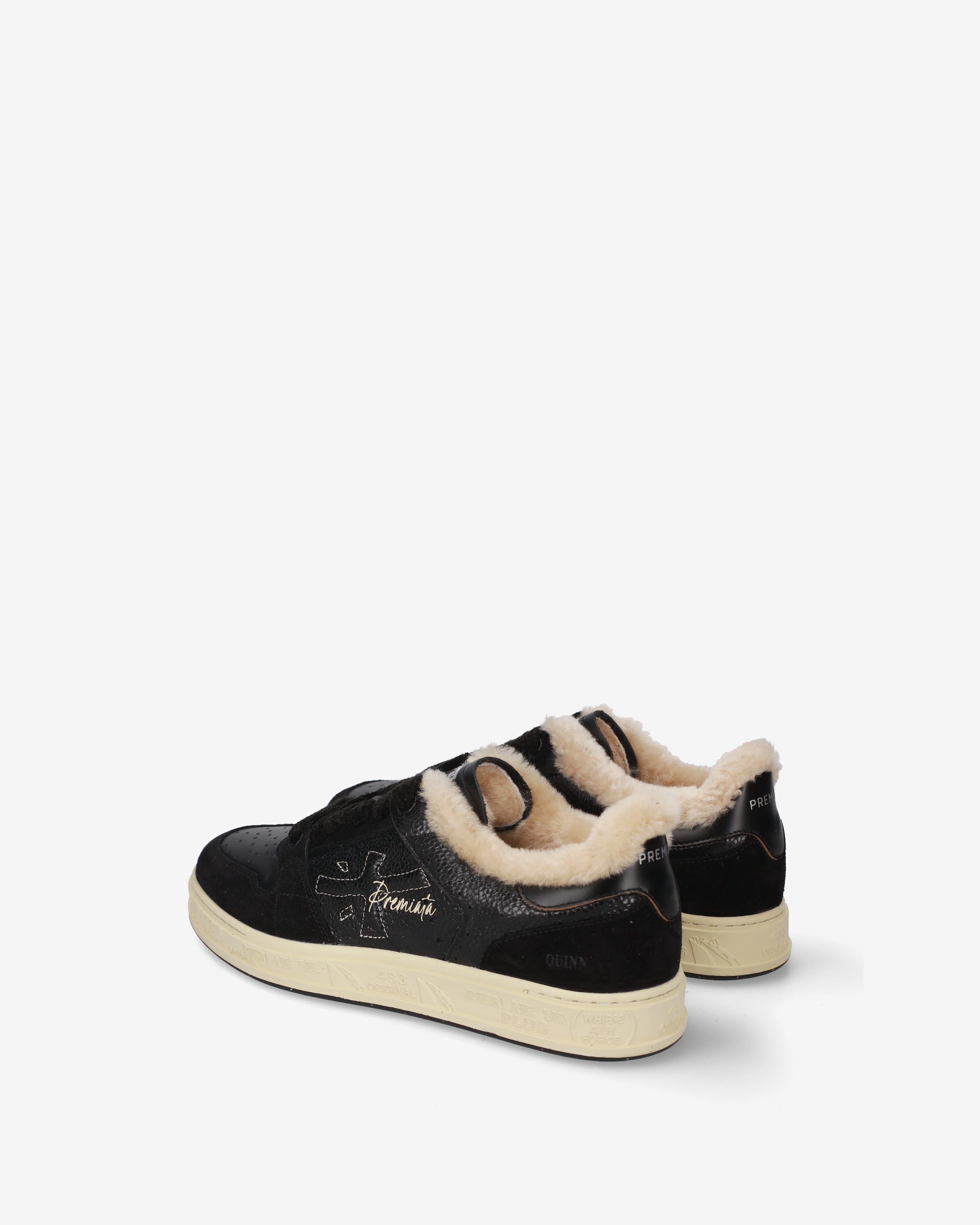Premiata Quinnd 8653M sneakers femme noires fourrées