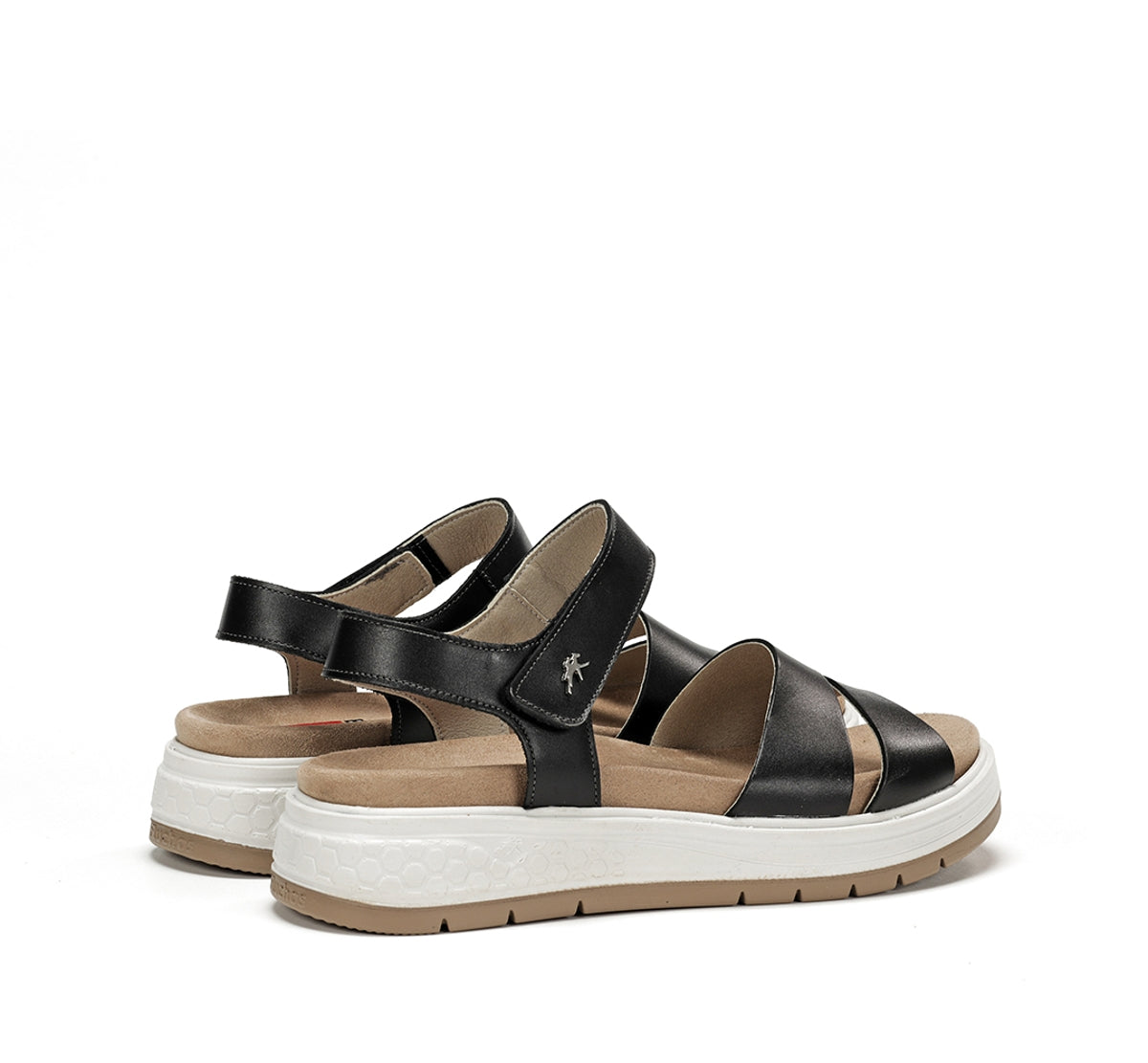 Fluchos Street F2006 Sandale Femme Noir