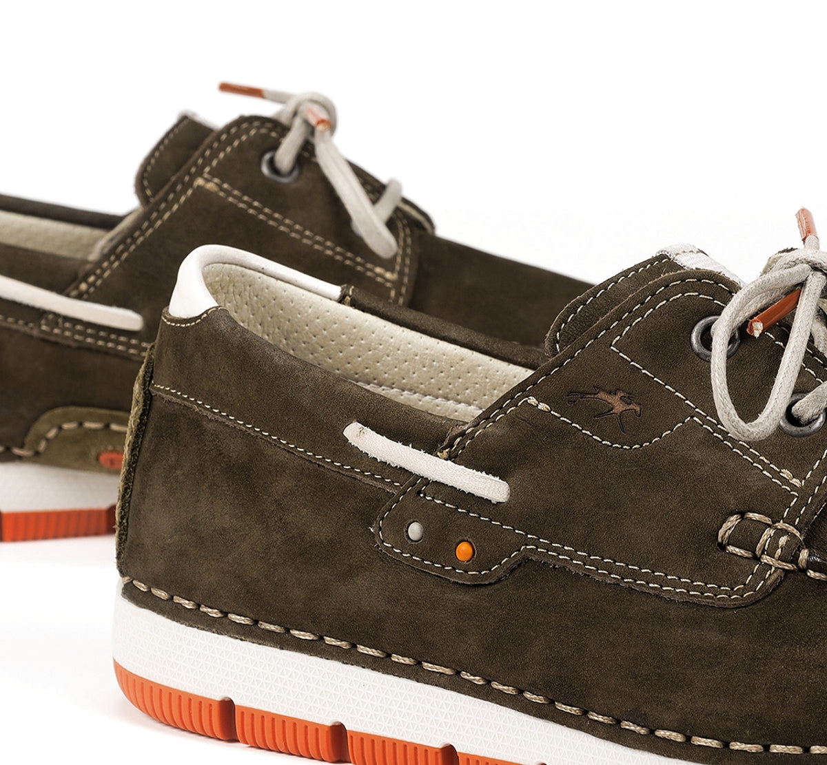 Fluchos Náuticos Andrey F1448 chaussures bateau vertes cuir