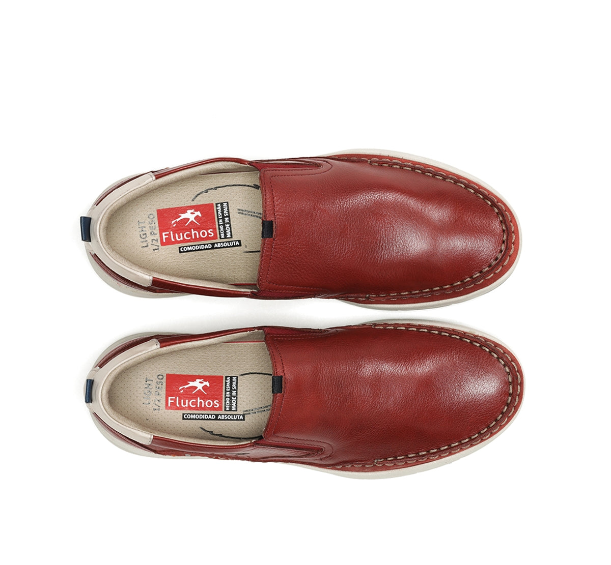 Fluchos Kai F1985 slip on rouge homme