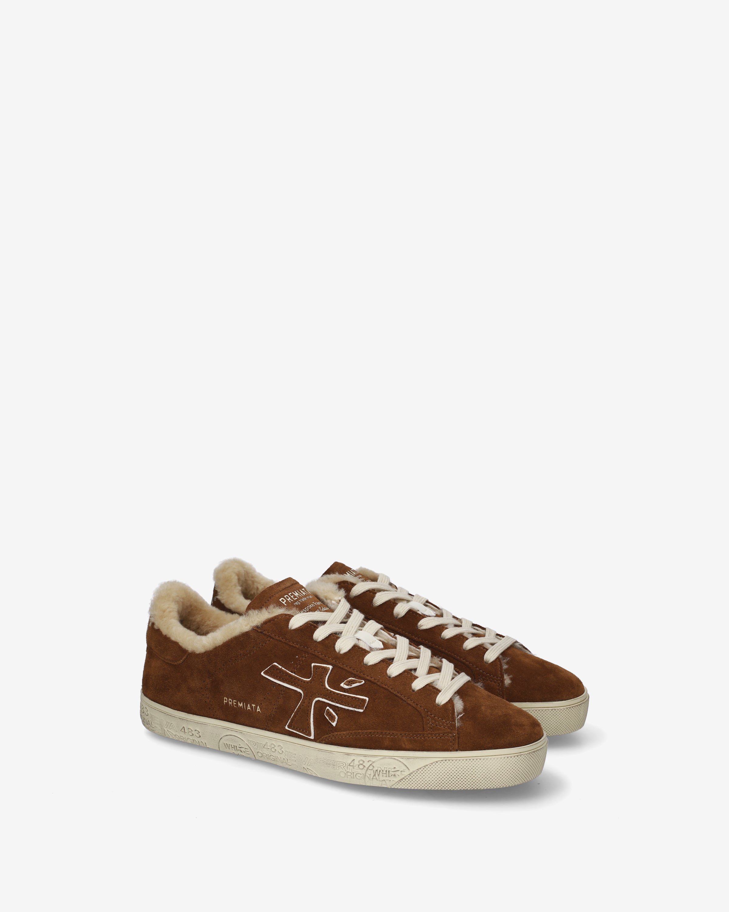 Premiata Steven 7899M sneakers daim marron homme