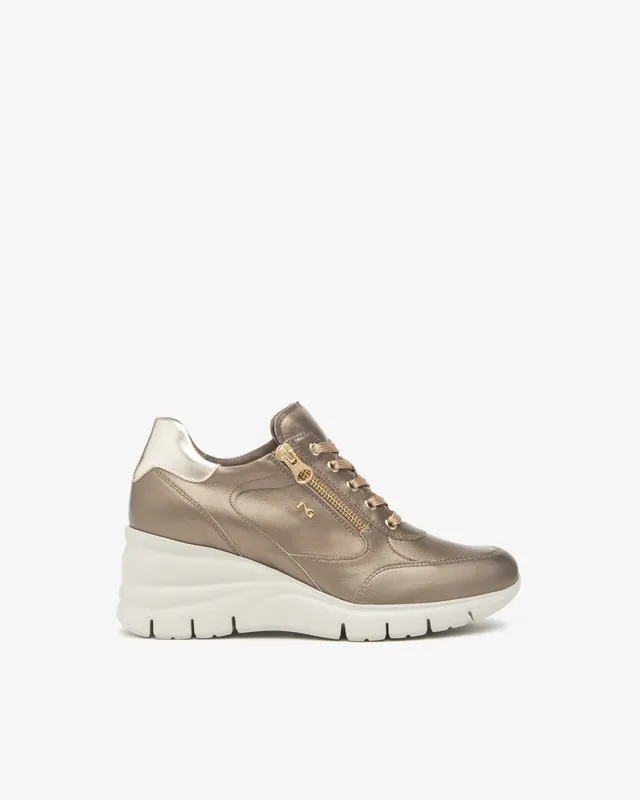 Nero Giardini Sneakers Baskets Cuir Femme Memory