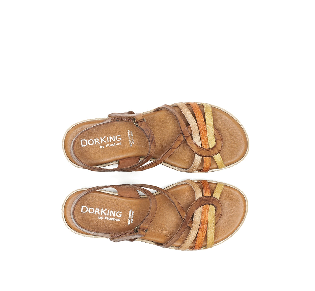 Dorking Espe D9113 sandale marron femme confort
