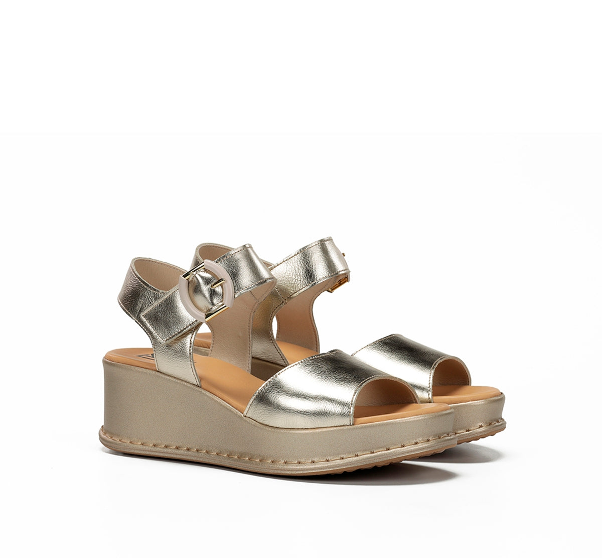 Dorking by Fluchos Windy D9649 sandale dorée cuir