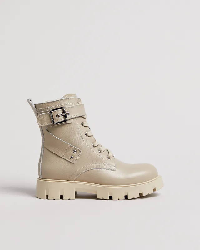 Nero Giardini Combat Boots rangers cuir ado fille 35