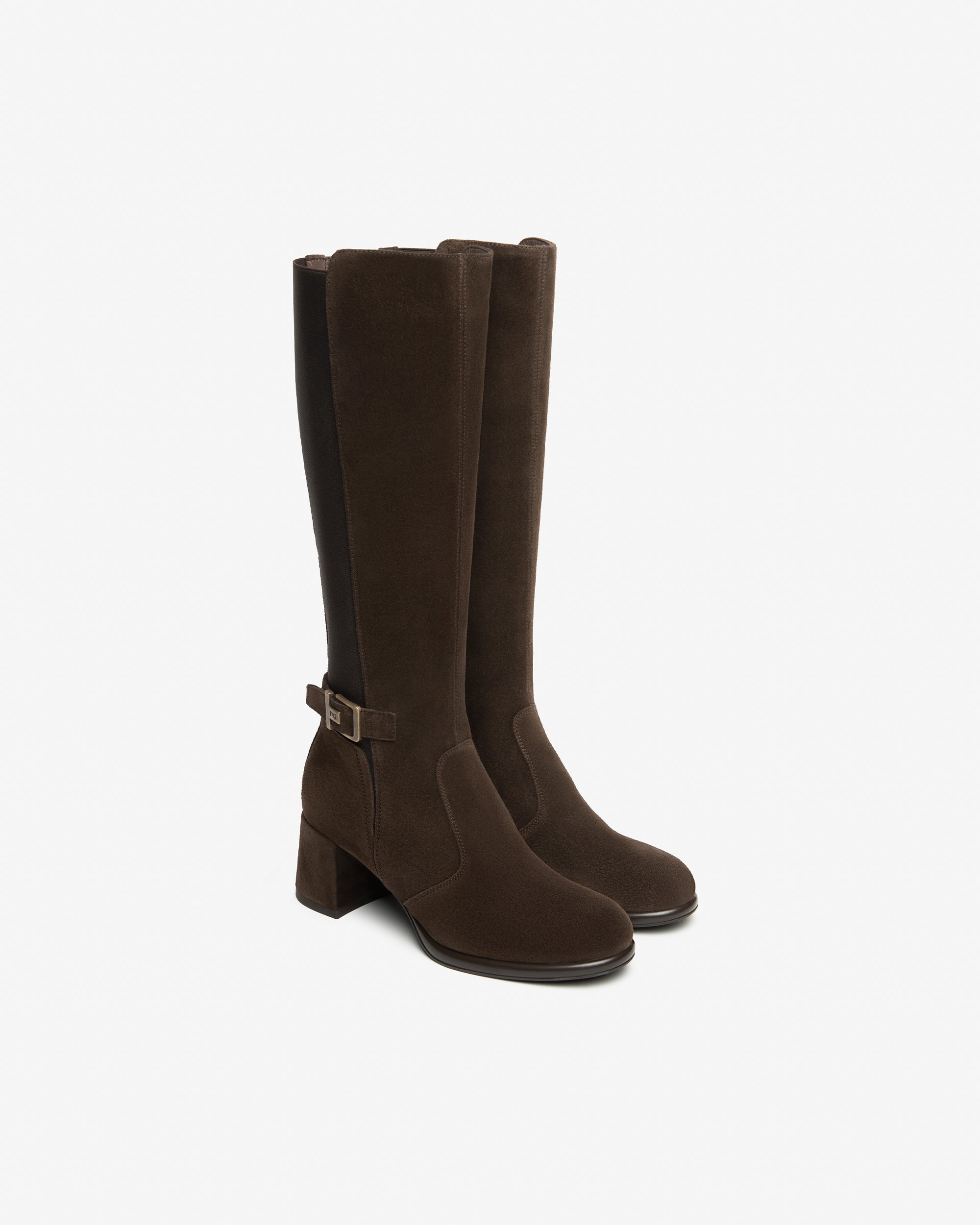 Nero Giardini Boots bottes femme daim tissu hiver
