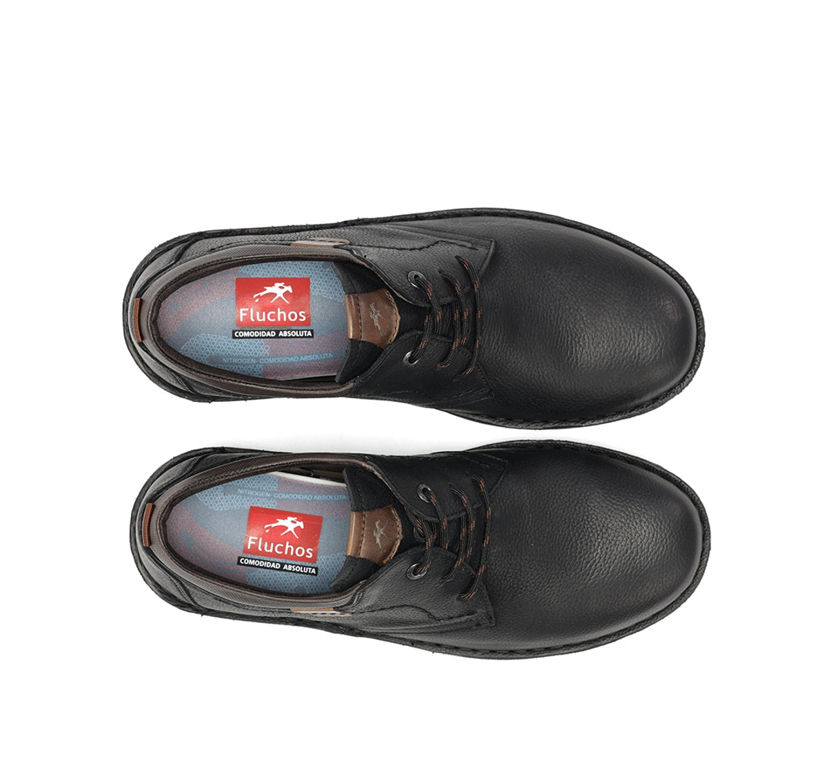 Fluchos Alvin F2258 chaussure noir cuir à lacets