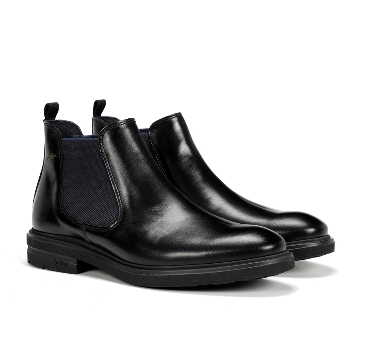 Fluchos Botines Belgas F0770 bottines homme noir cuir