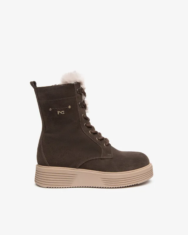 Nero Giardini Combat Boots bottines fille daim pointure 36