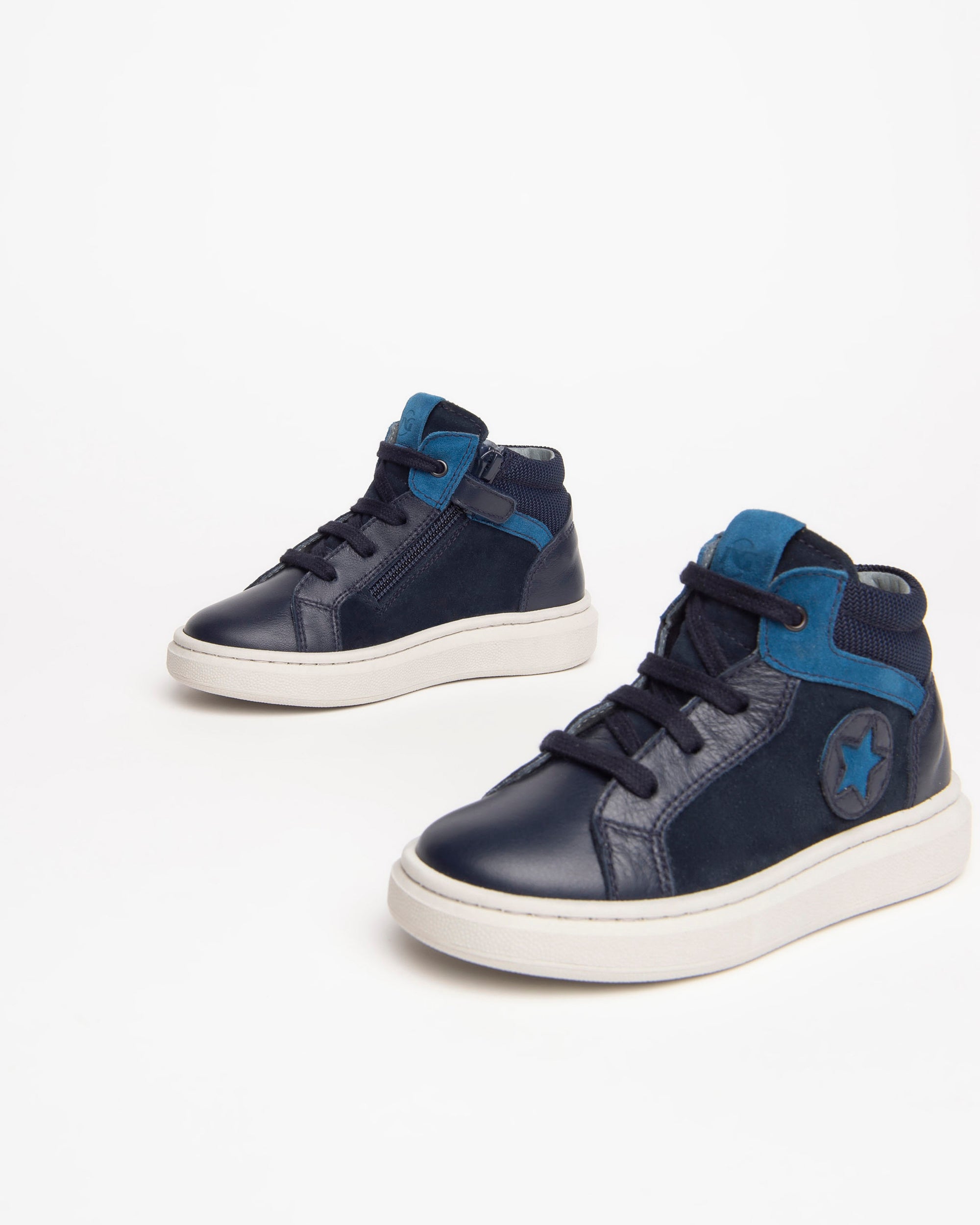 Nero Giardini Sneakers Basket Garçon Cuir Zip