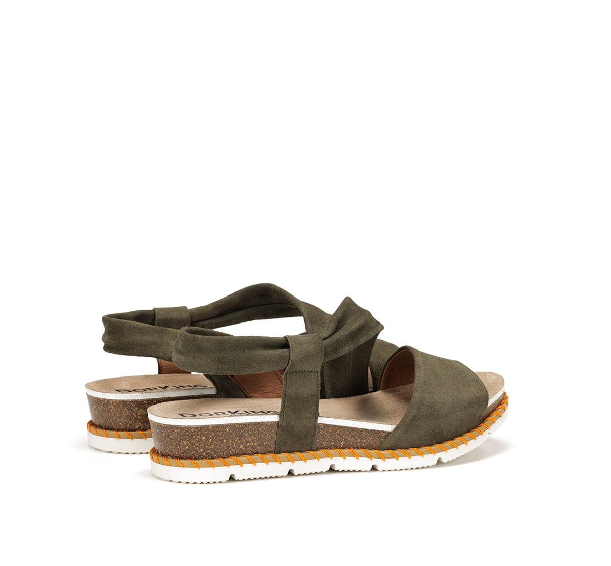 Dorking by Fluchos Sport D9324 sandale verte femme cuir