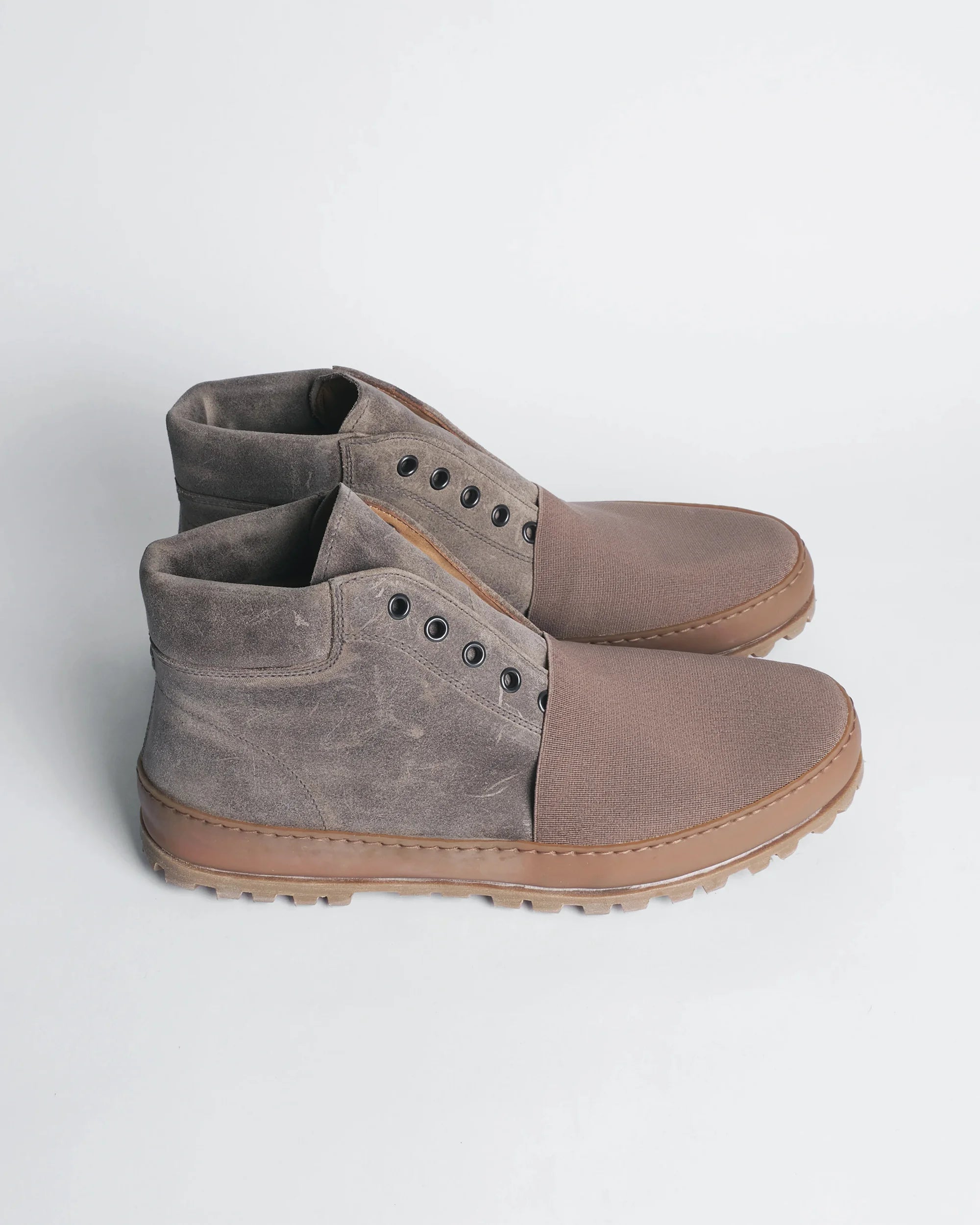 Premiata 009 boots homme daim sans lacets