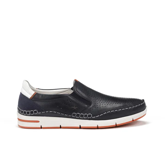 Fluchos Yannic F1445 slip-on bleu homme confort