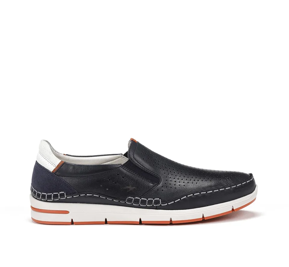 Fluchos Yannic F1445 slip-on bleu homme confort