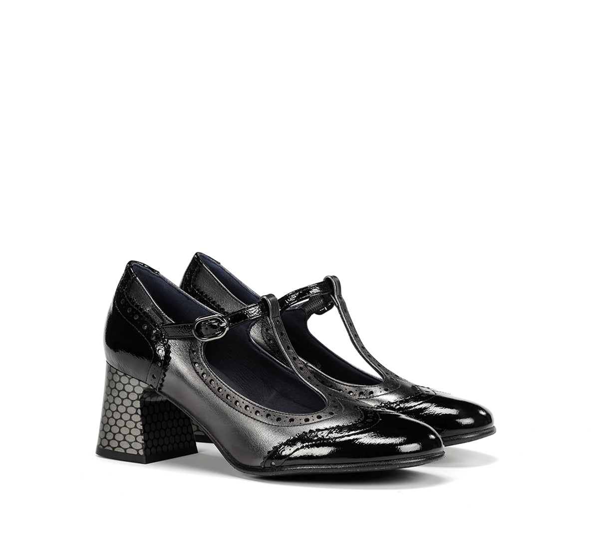 Dorking Dacy D9618 mocassin gris femme à talon
