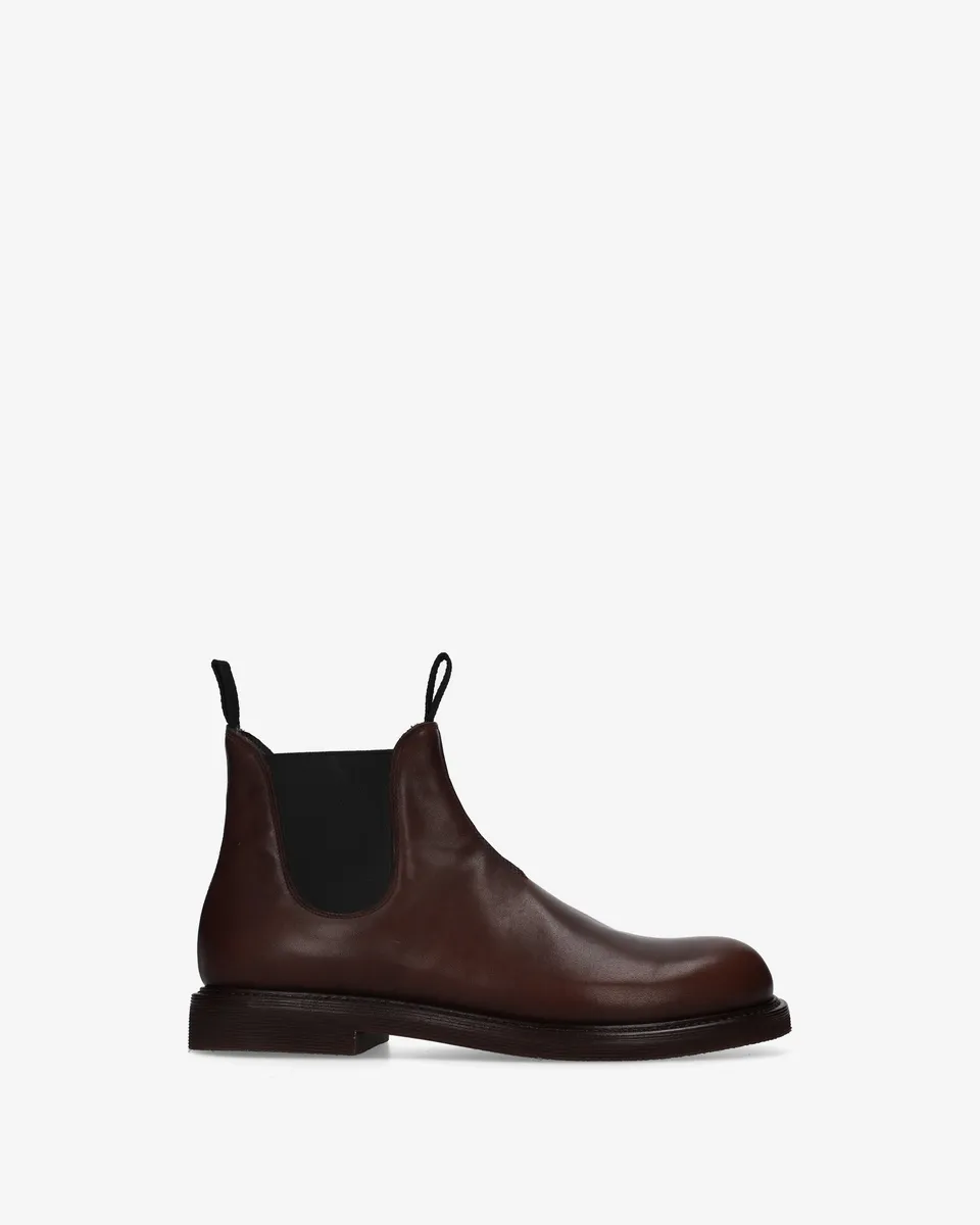 Premiata Boots Chelsea Boot bottines cuir marron fonce