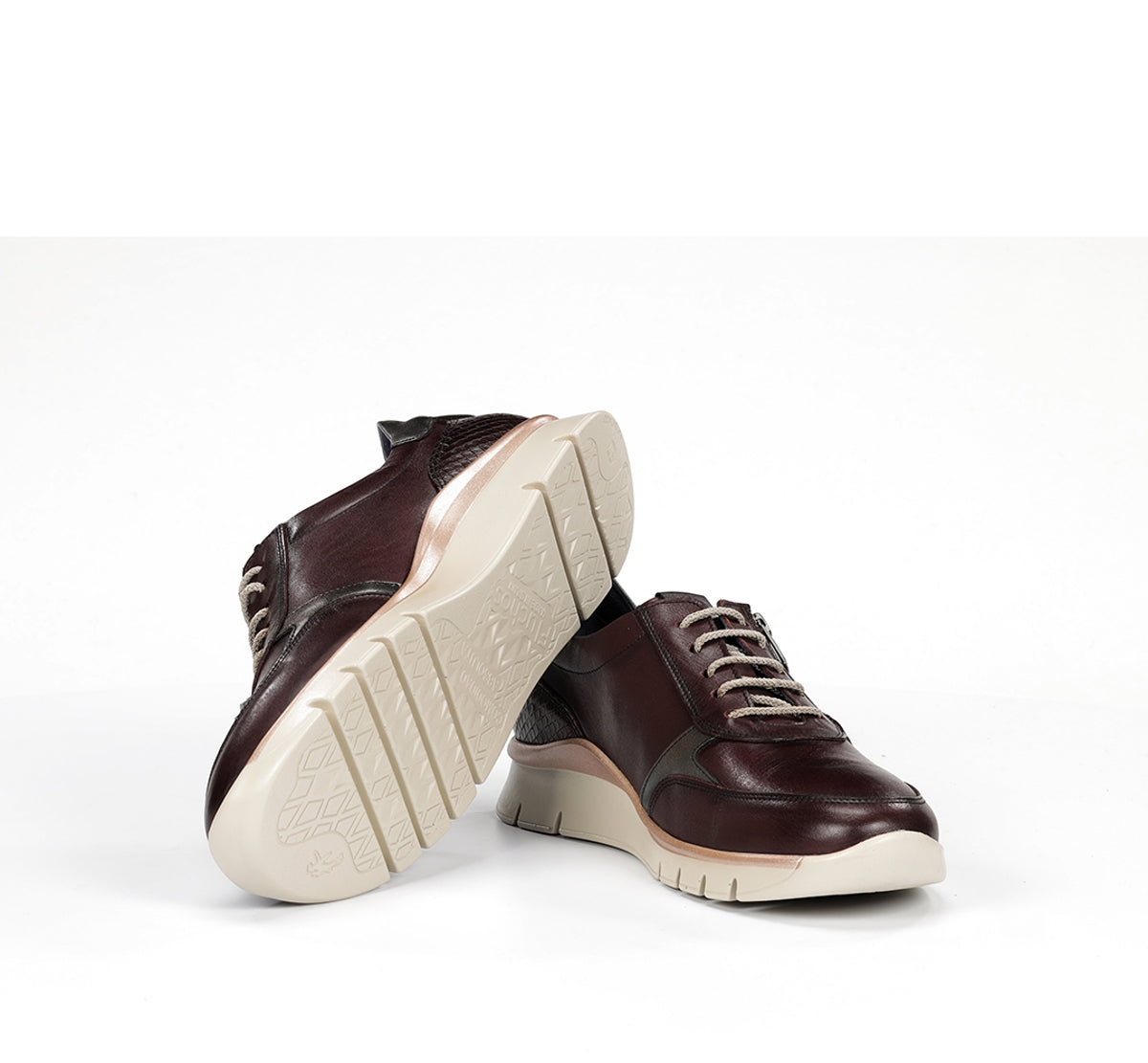 Fluchos Union F2070 baskets bordeaux femme confort