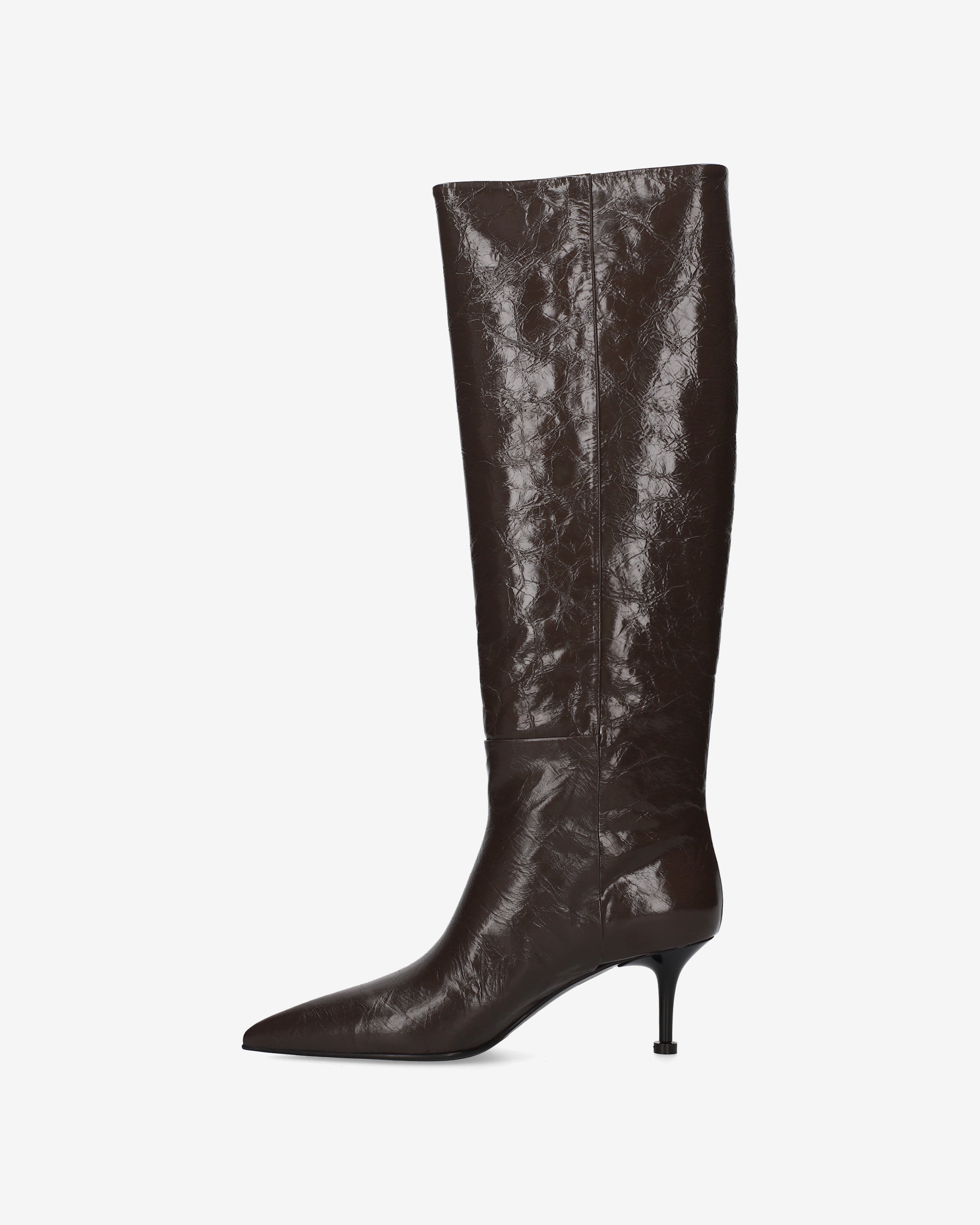 Premiata Boots bottes cuir marron pointure 38 talon 6,5 cm