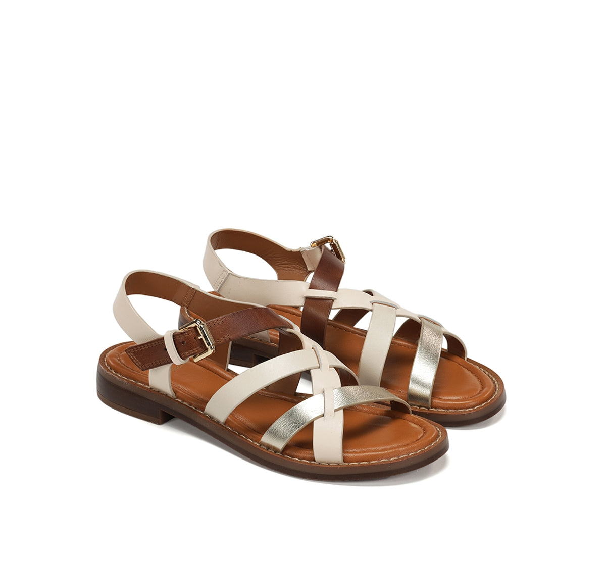 Fluchos Dorking Ega D9730 sandale femme taupe plate