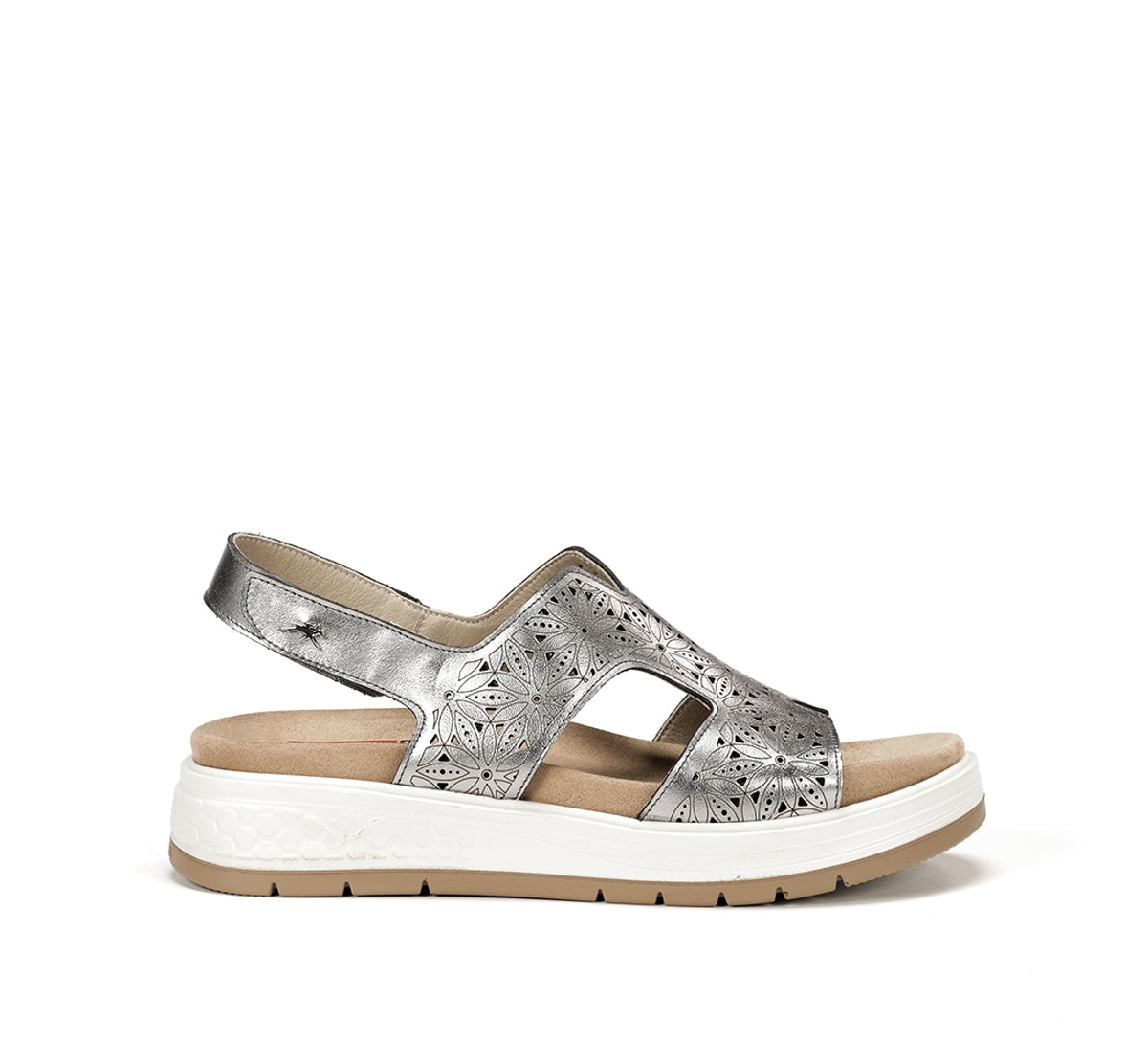 Fluchos Street F2007 sandale femme argent
