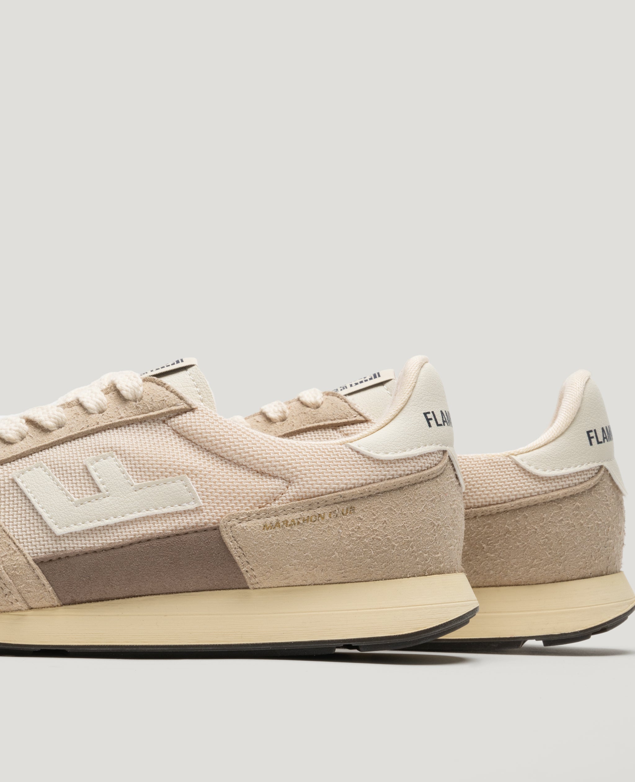 Flamingos Life Marathon Club Sahara baskets vegan beige