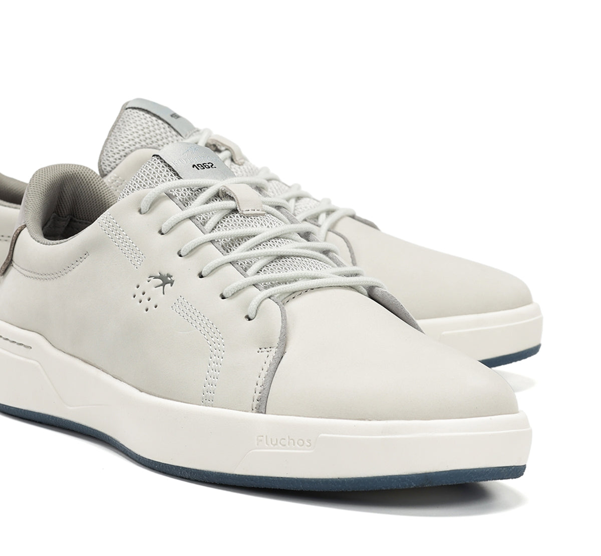 Fluchos Nadal F2377 chaussures gris cuir homme