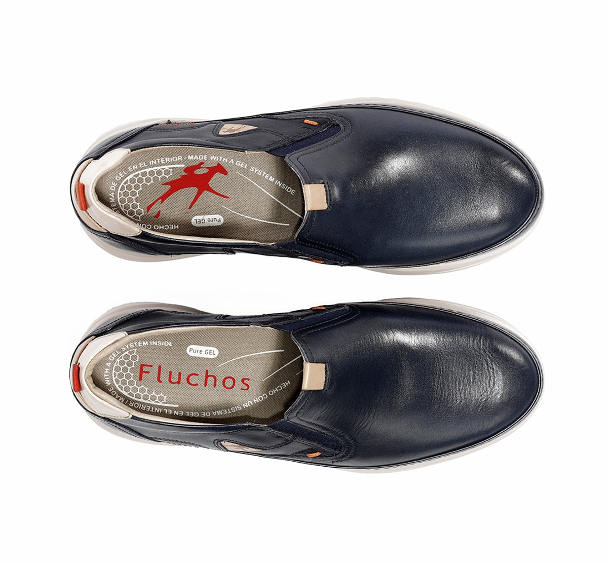 Fluchos Slip On Kadir F2445 chaussures bleues homme léger