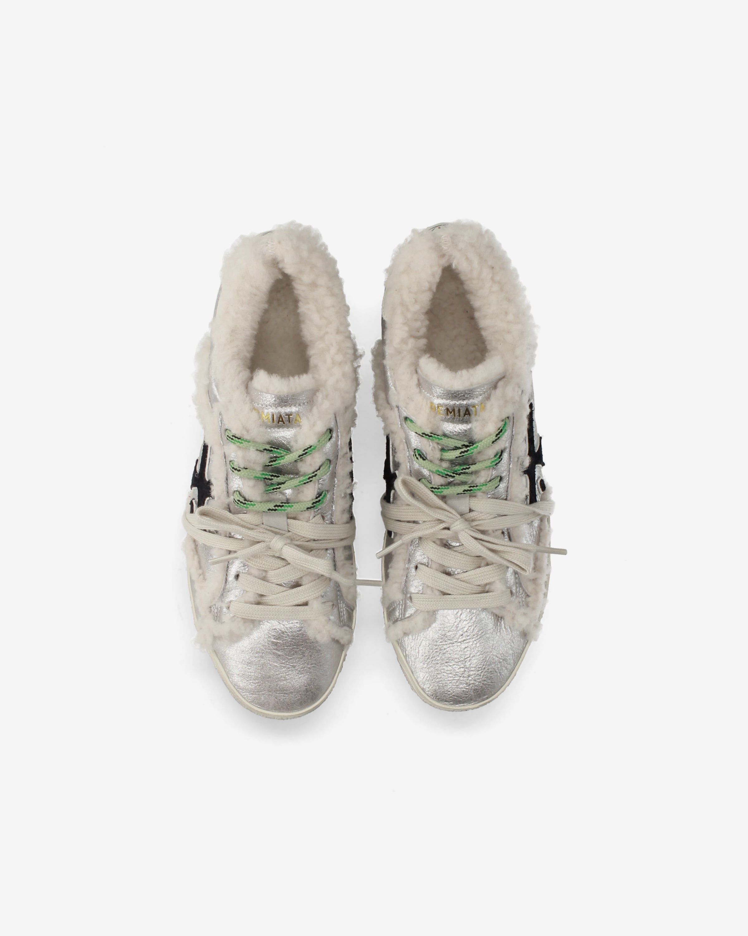 Premiata Stevend 8694M sneakers femme cuir argenté