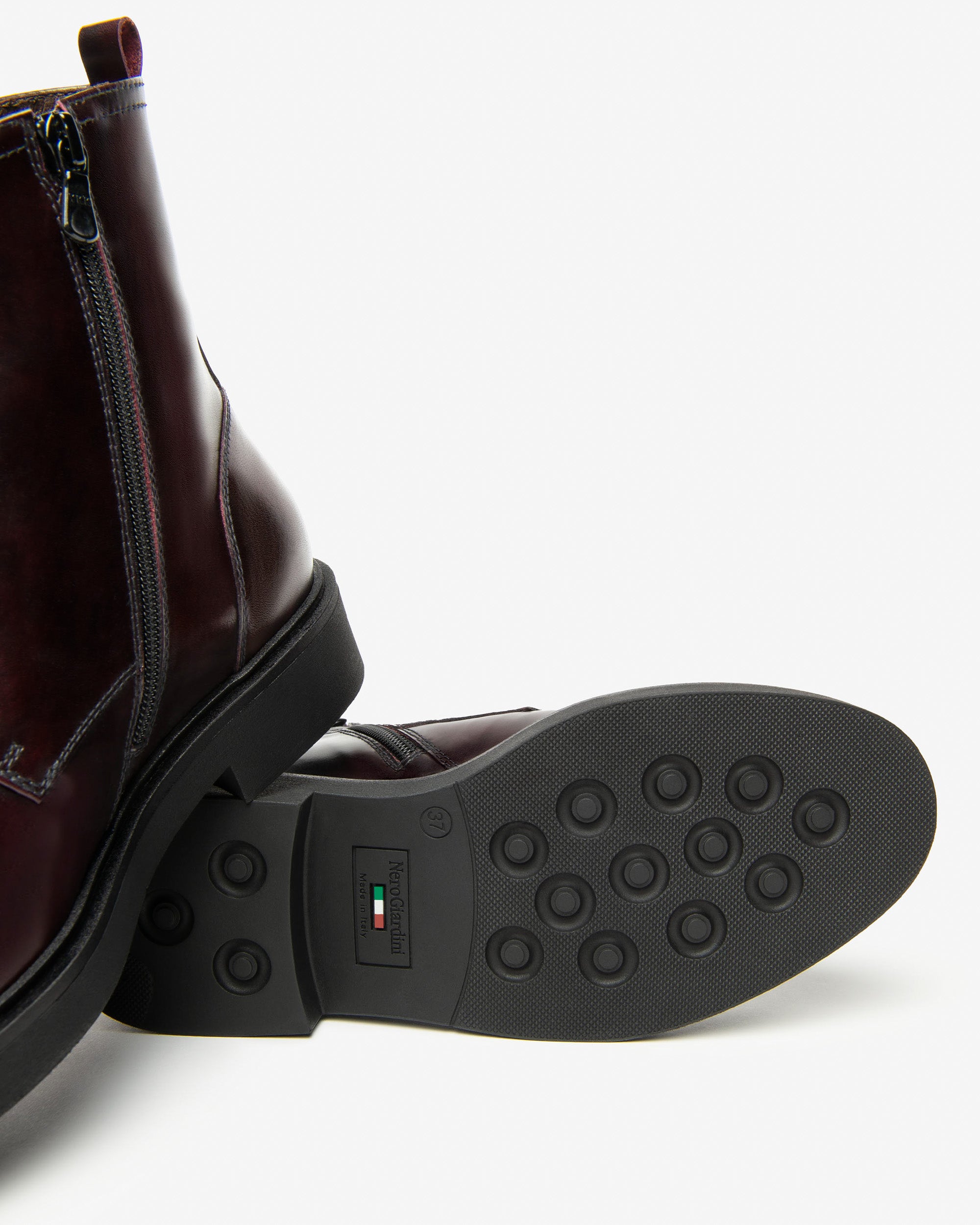 Nero Giardini Combat Boots bottines femme cuir hiver