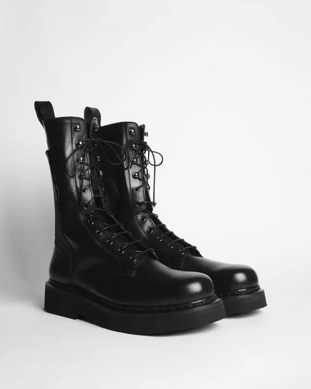 Premiata 018 boots homme cuir lacets Italie