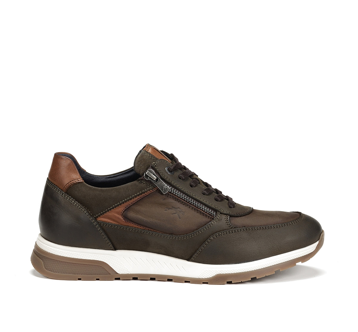 Fluchos Louis F1603 baskets vert homme cuir