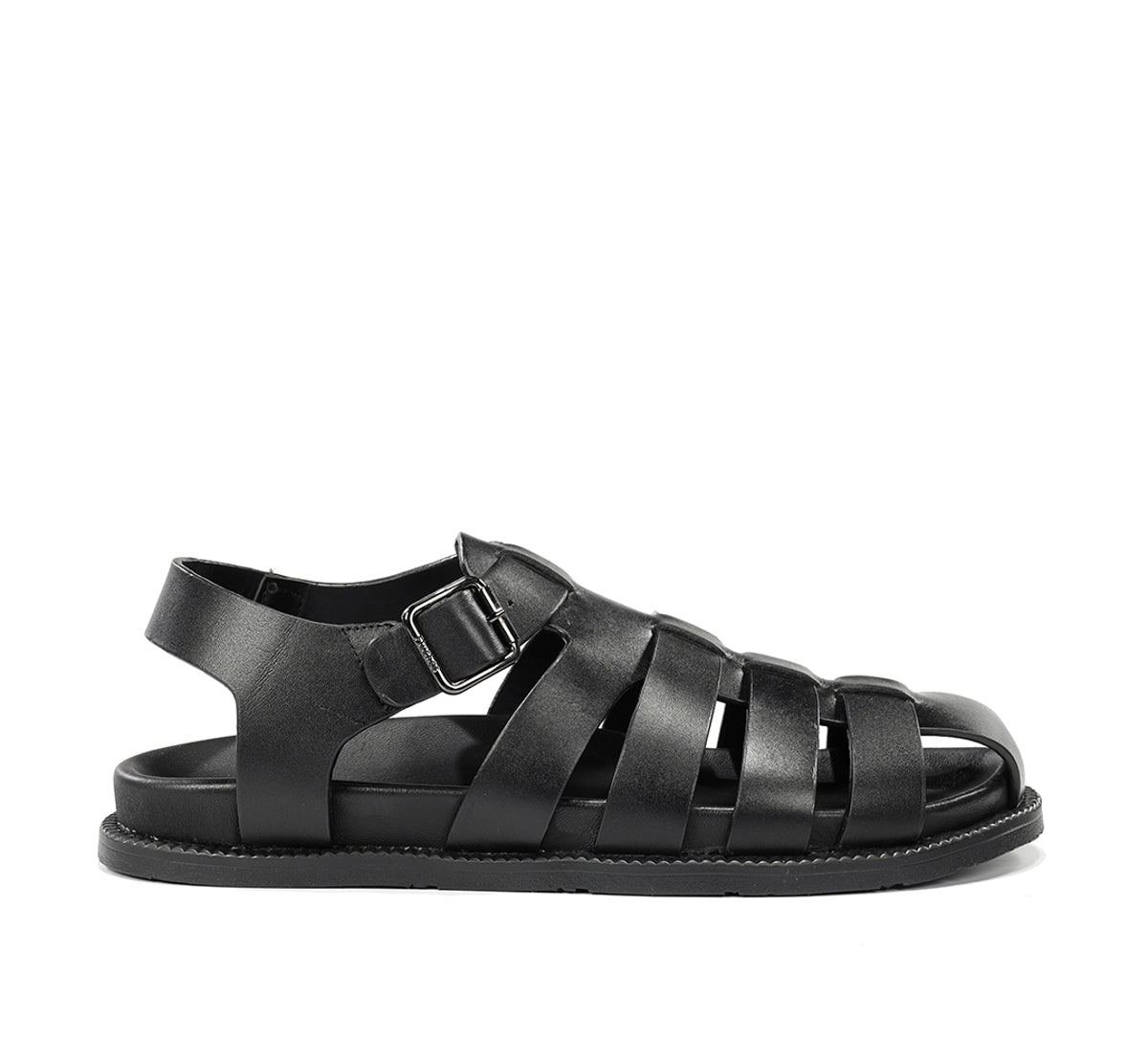 Fluchos Bari F2450 sandales homme noir cuir