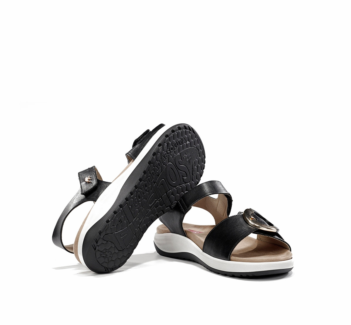 Fluchos Aire F2521 sandale noire femme scratch