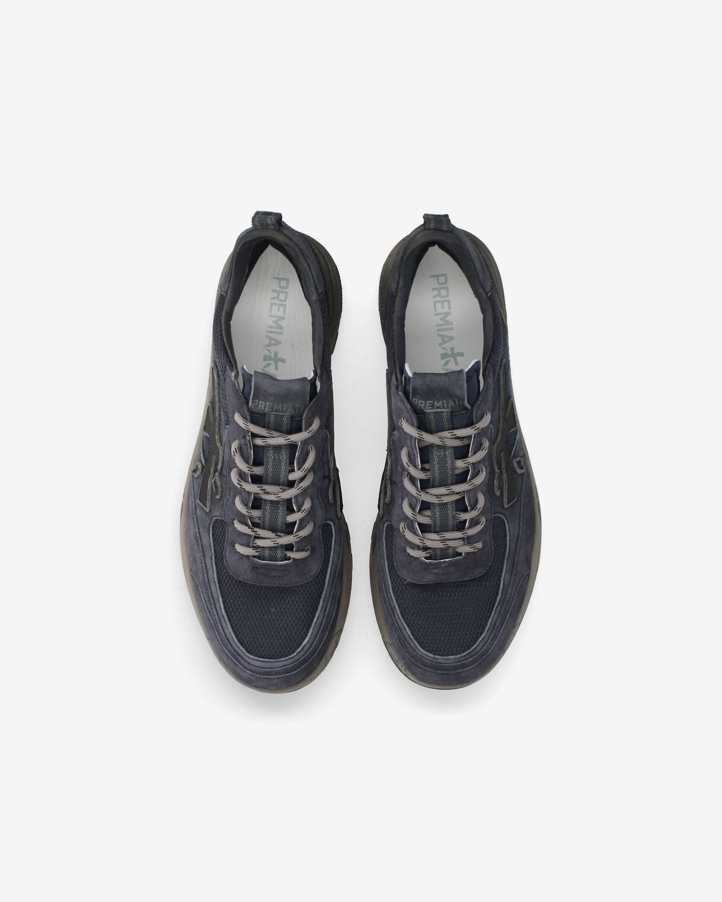 Premiata Nous 8460 baskets homme bleu marine cuir