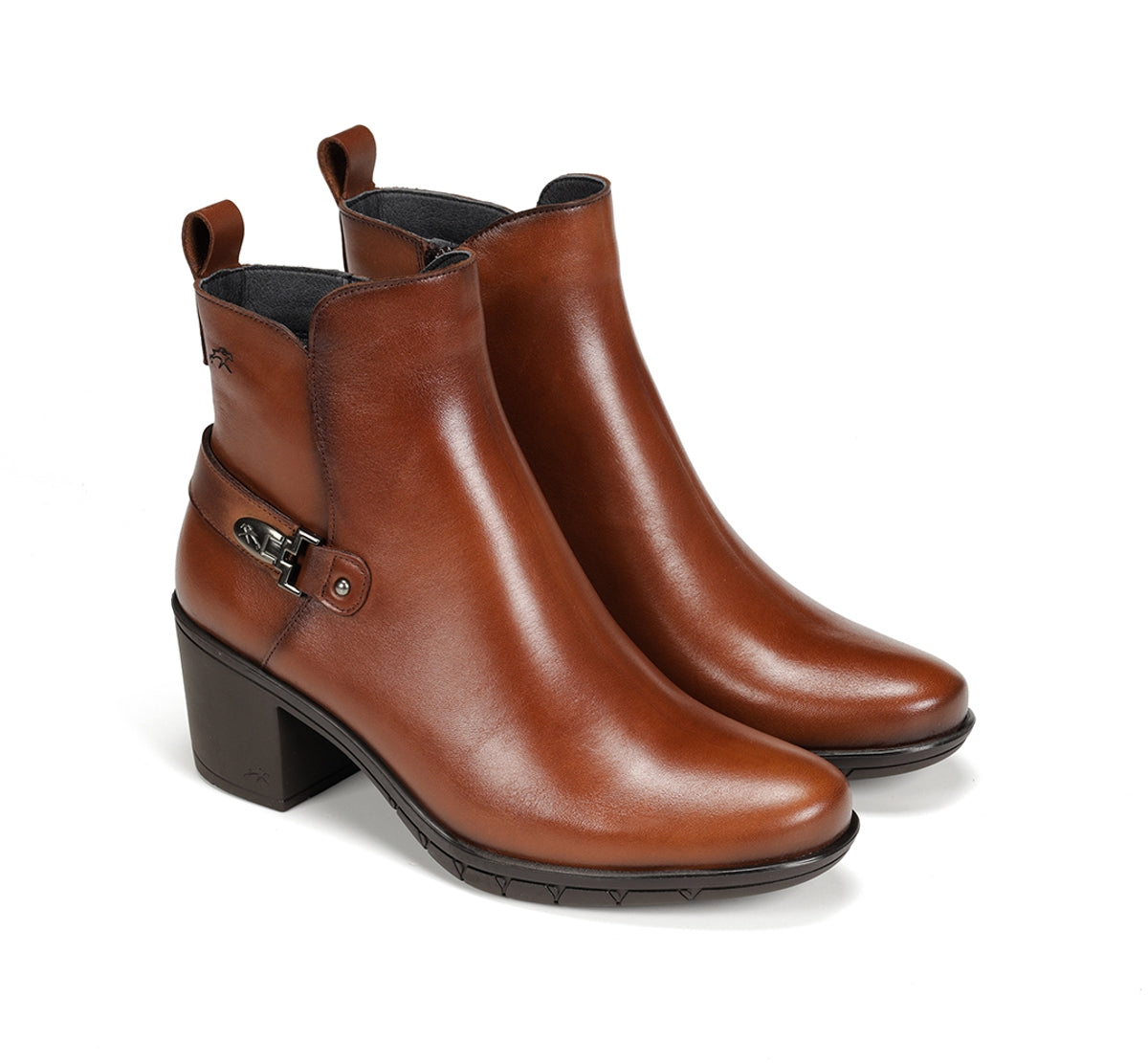 Fluchos Nydia F1798 bottine marron habillée femme