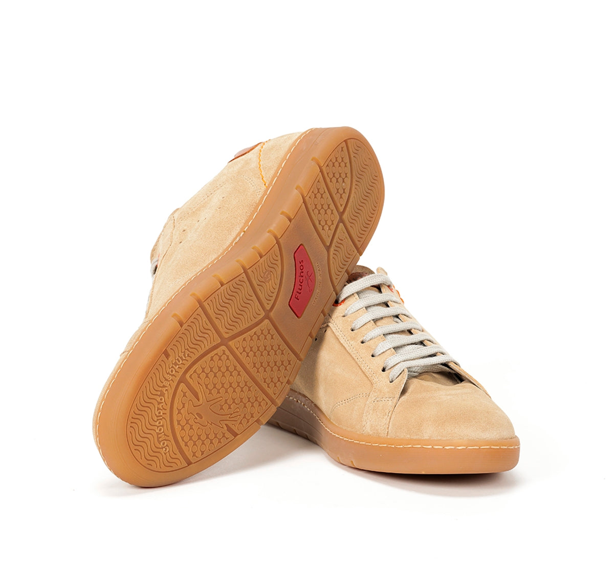Fluchos Leo F1727 baskets homme taupe confort