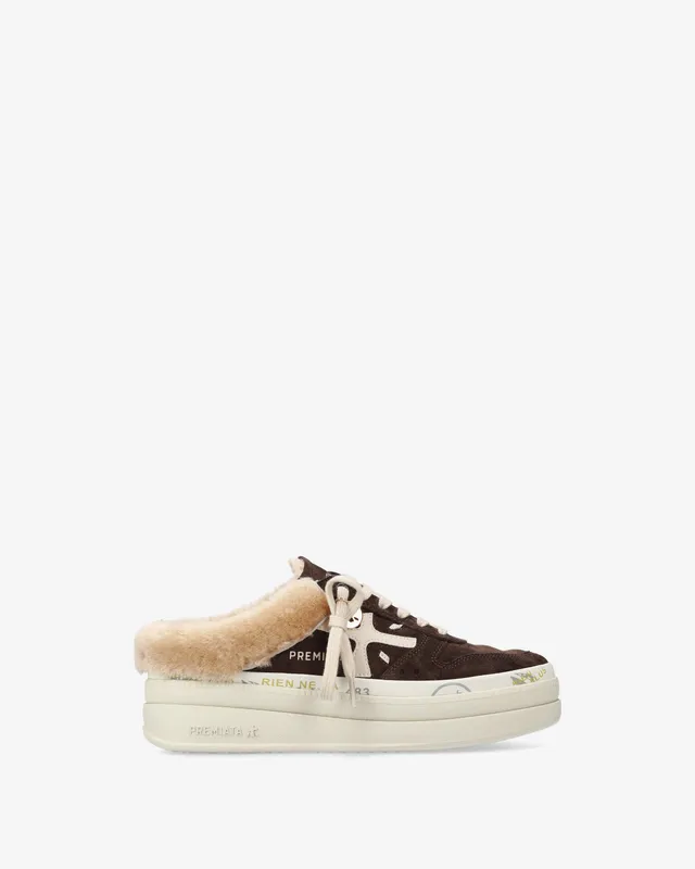 Premiata Micol 7851M sneakers plateforme marron