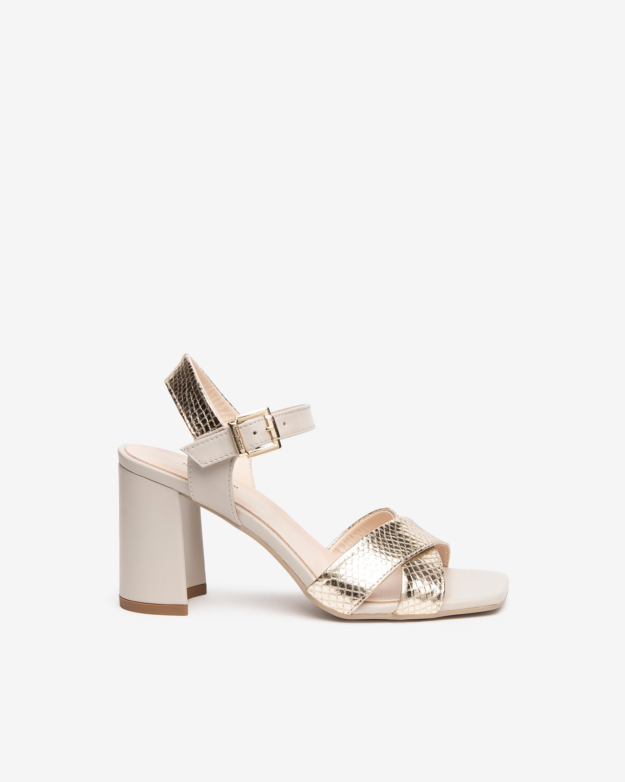 Nero Giardini Sandals sandales cuir talon 8 cm